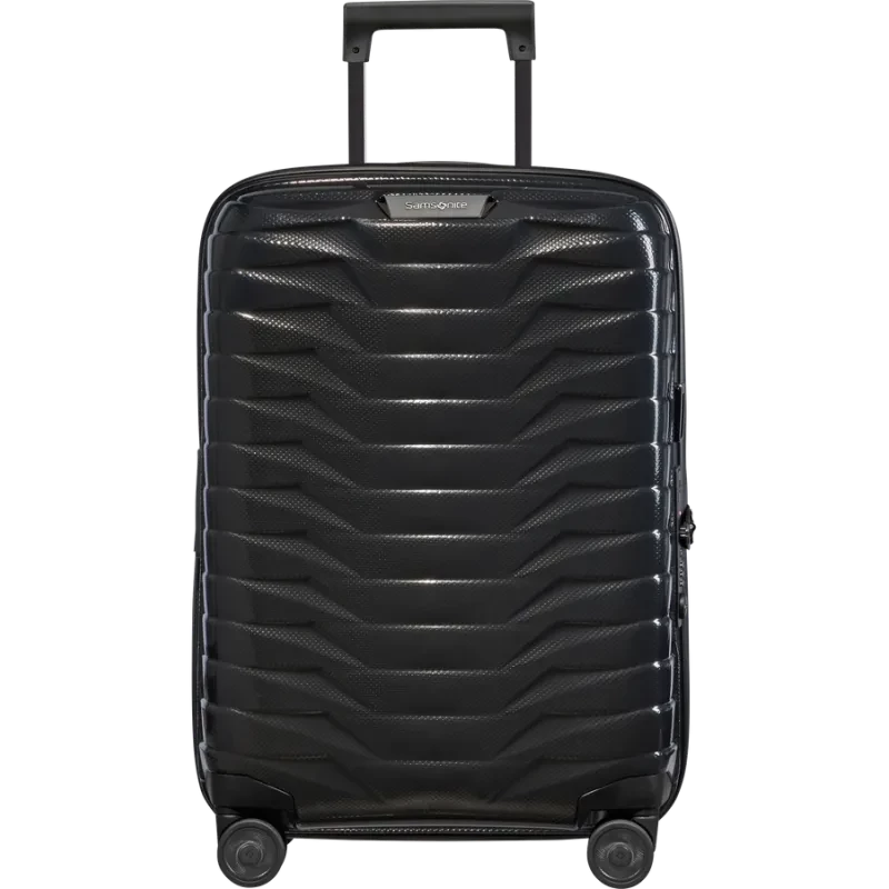 Samsonite Proxis Expandable Carry-On Trolley Lightweight, Durable Roxki Material, 100% Recyclable, Black