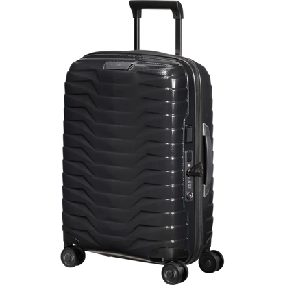 Samsonite Proxis Expandable Carry-On Trolley Lightweight, Durable Roxki Material, 100% Recyclable, Black