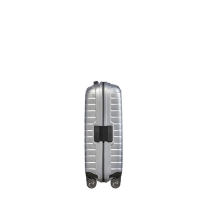Samsonite Proxis Expandable Cabin Trolley Silver, Lightweight Roxkin Polypropylene, USB Port, TSA Lock, 4-Wheel Spinner