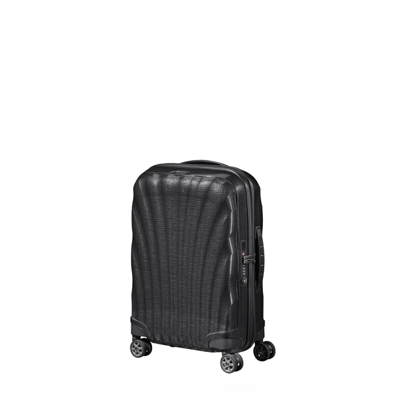 Samsonite C-Lite Spinner 55cm Black Lightweight Carry-On Luggage