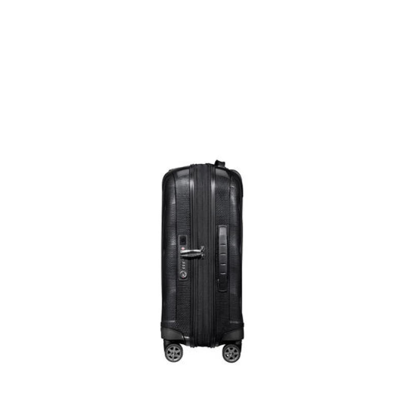 Samsonite C-Lite Spinner 55cm Black Lightweight Carry-On Luggage