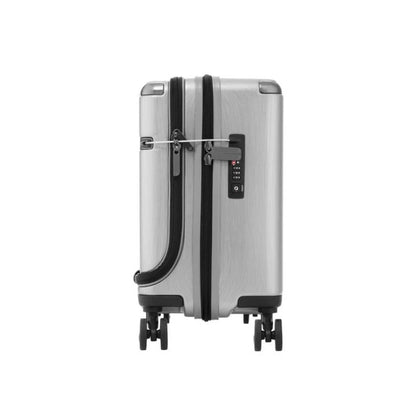 Samsonite Evoa Rolling Tote 44cm Brushed Silver, Lightweight Carry-On Luggage