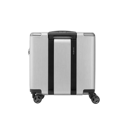 Samsonite Evoa Rolling Tote 44cm Brushed Silver, Lightweight Carry-On Luggage