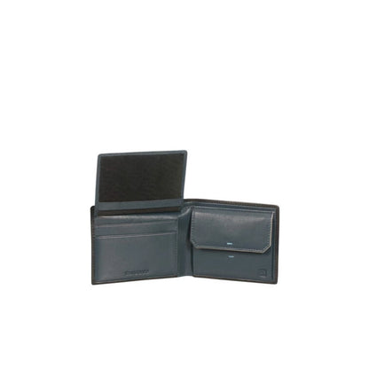 Samsonite Spectrolite SLG Leather Wallet Black and Night Blue RFID Protection