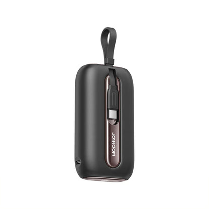 Joyroom JR-L012/013 Colorful Series mini Power Bank with Dual Cables 10000mAh 18 Month Warranty (Black)