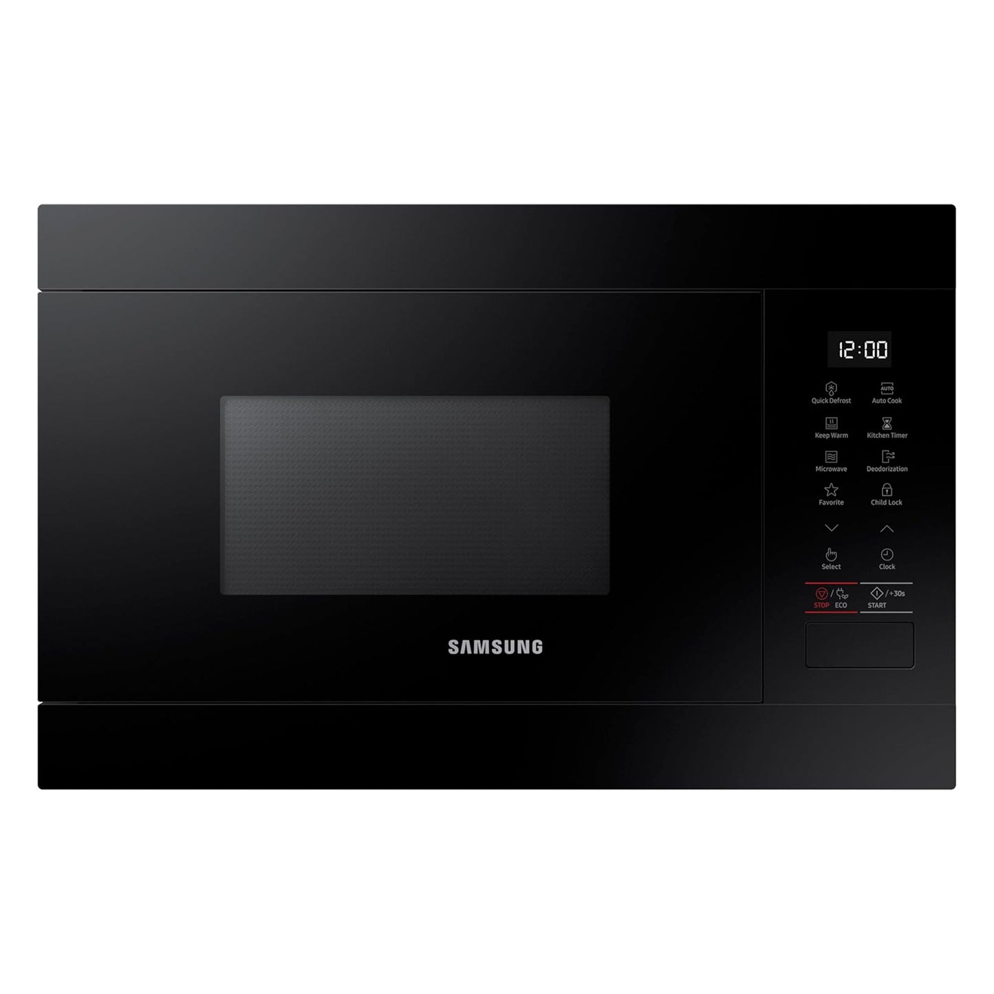 Samsung Built In Microwave, 850W, Capacity: 22 Litre, Colour: Black, MS22M8254AK