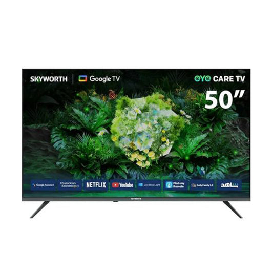 Skyworth 50 Inch 4K Smart Google TV with Built-in Receiver (50G6500H)