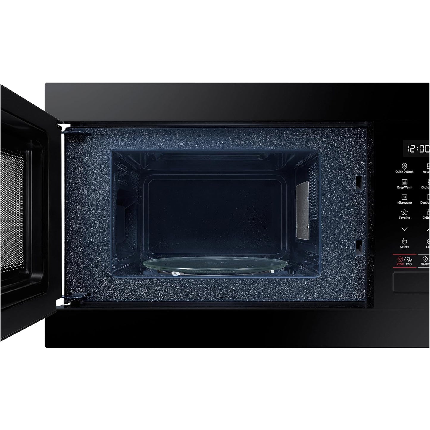 Samsung Built In Microwave, 850W, Capacity: 22 Litre, Colour: Black, MS22M8254AK