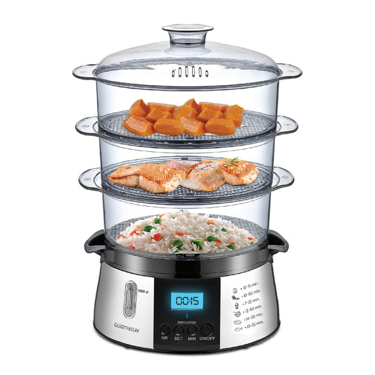 GoldMaster Biofit Digital Steamer 120 Minute Timer with Led Display (GM-7268D)
