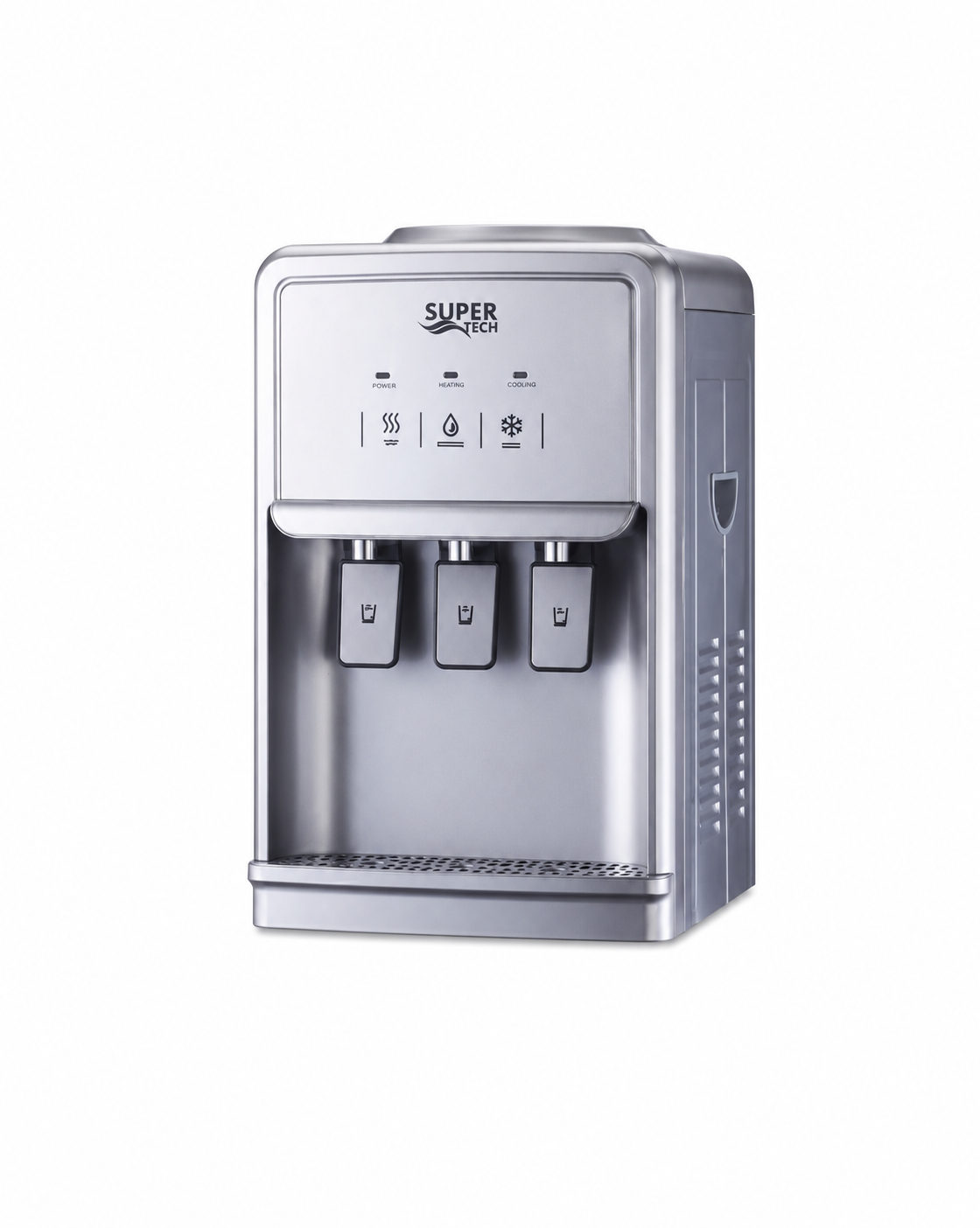 Super Tech Direct Connect Tabletop Inverter Water Dispenser, 3 Taps, 7L Capacity, Grey, RAX5-2-81TB