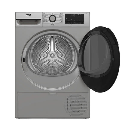 Beko Dryer 12 kg Silver Inverter Heat Pump IronFinish A++ (BM3T12NXS)