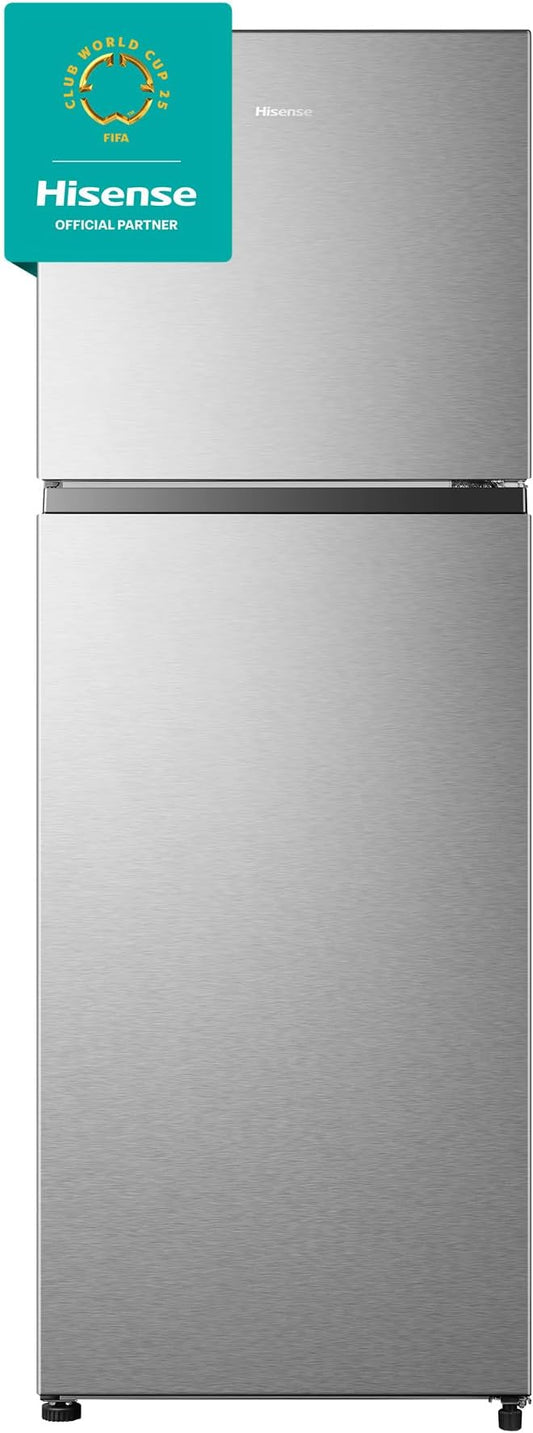 Hisense RT3N418NAI Top Mount Refrigerator 320L Net Capacity, No Frost, Moisture Fresh Crisper, LED interior light,Deodorizing Filter,Multi Air Flow,Silver