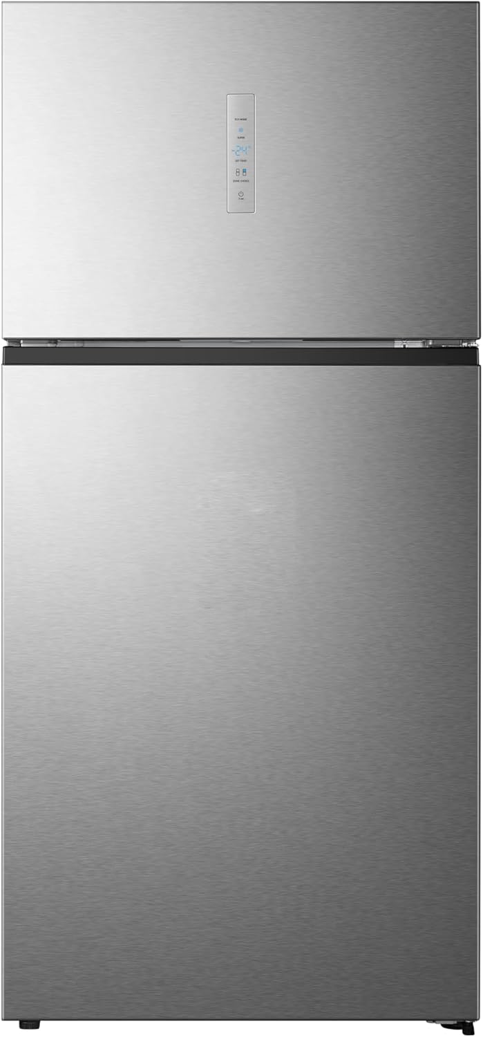 Hisense RT649N4ASU1, 649 Litres Top Mount Refrigerator with Inverter Compressor, 508 Litres Net Capacity, No Frost Technology, Multi Air Flow, 1 Year Full & 10 Years Compressor Manufacturer Warranty
