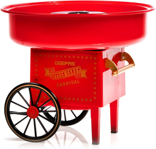 Geepas Cotton Candy Maker – Fun Sugar Floss Machine for Home Parties and Kids, Easy to Use & Clean (GCM831)