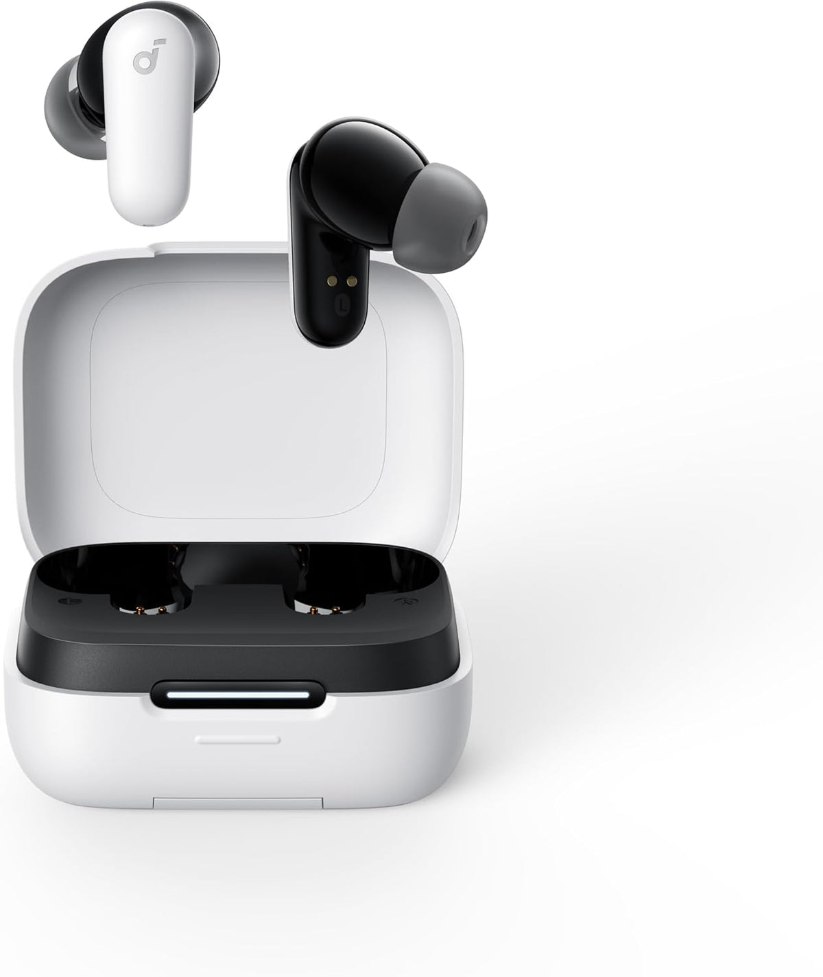 Soundcore By Anker R50i NC True Wireless Earbuds 10mm Drivers with Big Bass, Bluetooth 5.3, IP54-Sweatguard M waterproof, AI Clear Calls with 4 Mics, 22 Preset EQs via App-White - 18 Months Warranty