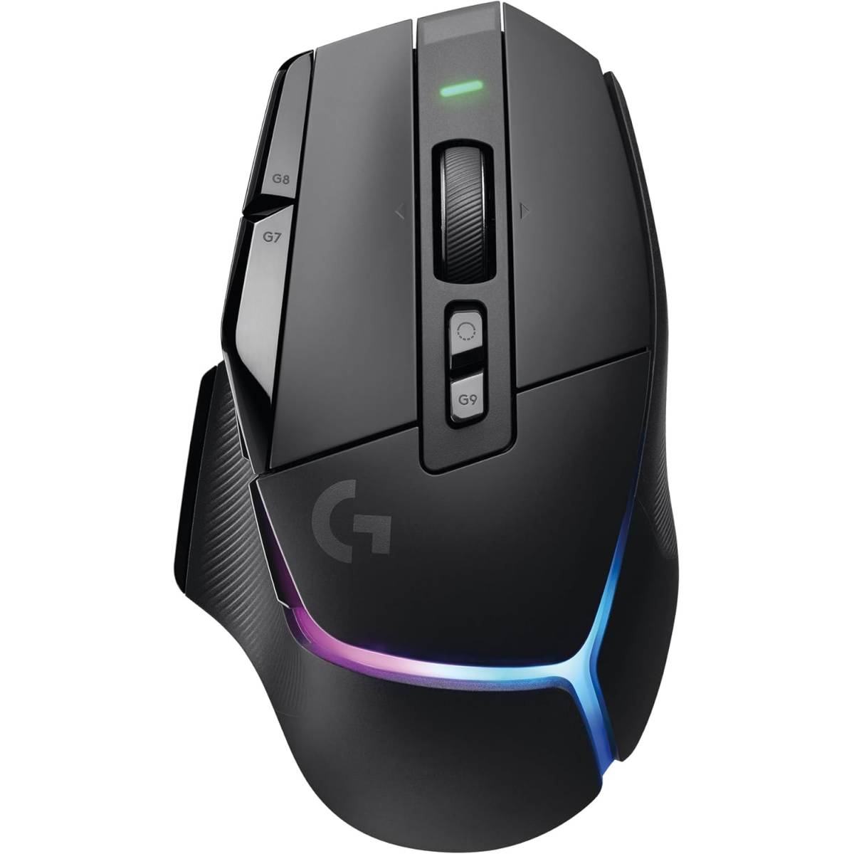 Logitech G502 X Plus Wireless Gaming Mouse, Lightspeed Wireless Connectivity, 8 Zone RGB Lighting, HERO 25K Sensor, 25600dpi Resolution, 40G2 Acceleration, USB-C, 120H Battery Life, Black