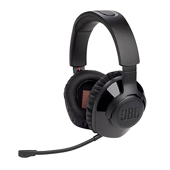 JBL Quantum 350 Wireless - Wireless PC gaming headset with detachable boom mic, 22-hour battery life, speed charge and power&play, Optimized for PC, compatible with multiple platforms (Black)