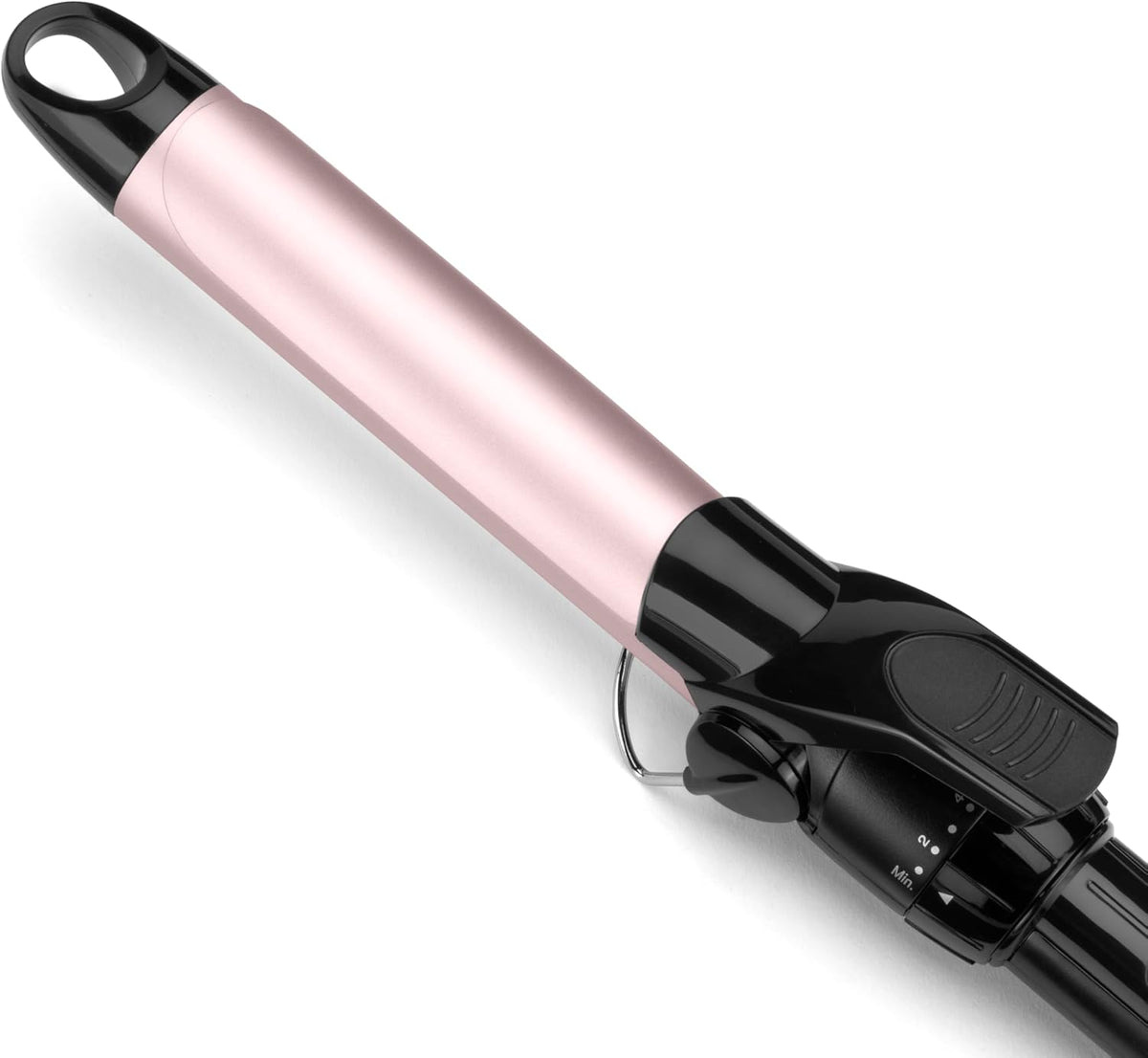 BaByliss 25mm Sublim’ Touch Pro Curling Iron | 180°C Salon Heat | 10 Adjustable Temperature Settings | Ceramic Coating | Cool Tip & Heat Protection Stand, Black/Pink - C325SDE