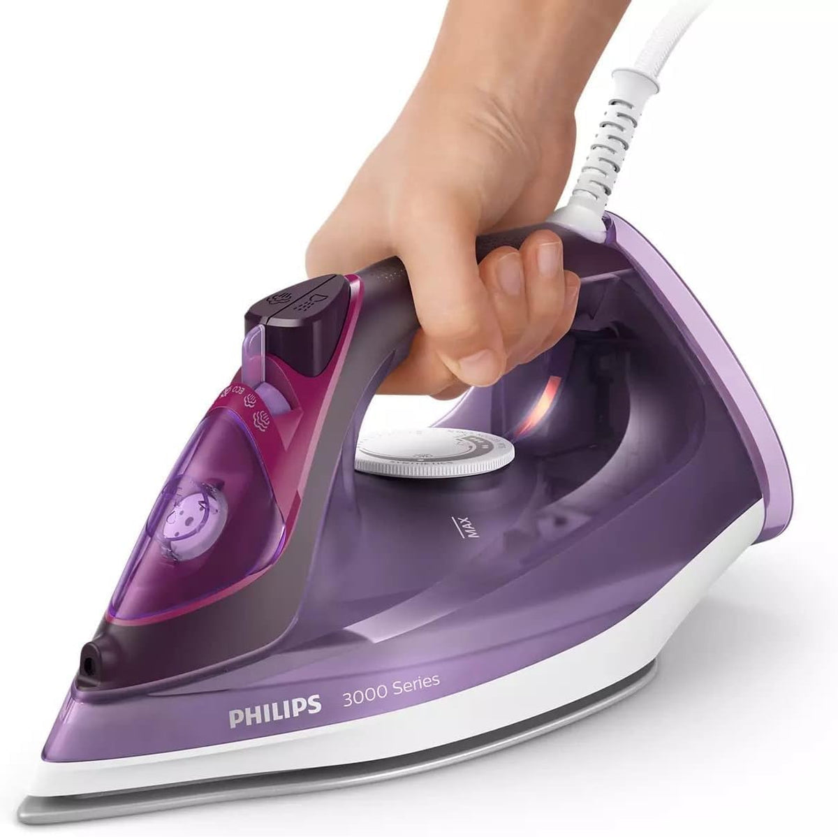 Philips Steam Iron 2600W, 40g/min Continuous Steam, 200g Steam Boost