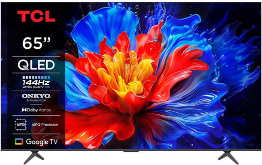 TCL 65 Inch QLED TV HDR10+, Google TV, Dolby Vision Atmos (65P8K)