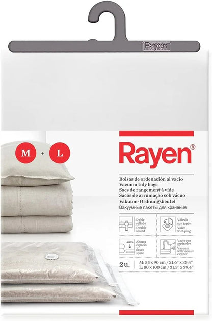 Rayen 2pcs Empty Clothes Sorting Bags Set M+L (6235)