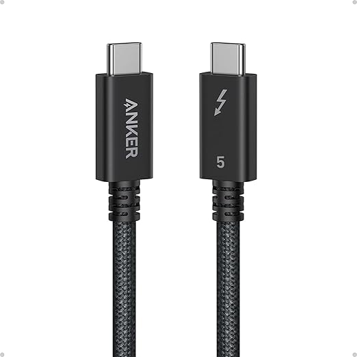 Anker Prime Thunderbolt 5 Cable, 1.7 ft
