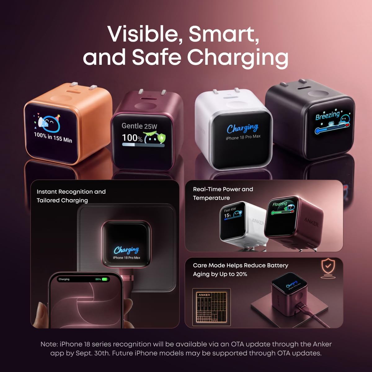 Anker Nano Smart Display Charger & MagGo 2 Pro Power Bank (Bundle)
