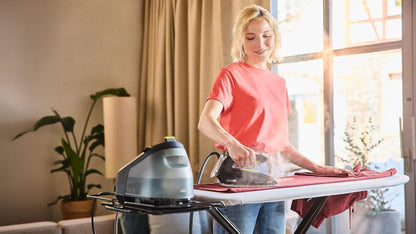 Braun CareStyle 3 IS3257BK, Steam Ironing Station with FreeGlide 3D Technology, 125 g/min Steam, Fast Heating, iCare Mode, Vertical Ironing, Removable 1.8 Litre Tank, 2200 W, Black