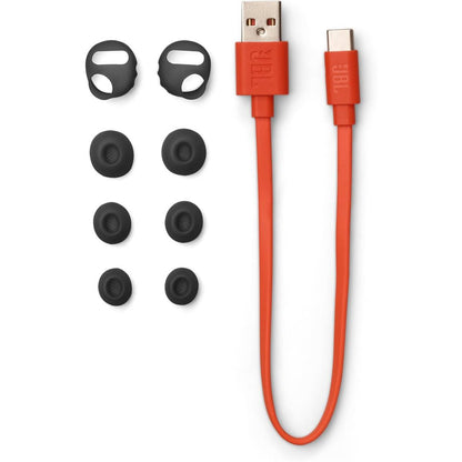 JBL Endurance Race 2 - Waterproof (IP68) Sports True Wireless Earbuds with 4 mics for Crisp, Clear Calls, JBL Pure Bass Sound, 48Hrs of Playback, Plus Speed Charging & Active Noise Cancelling (Black)