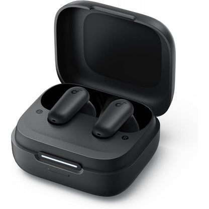 Soundcore By Anker R50i NC True Wireless Earbuds 10mm Drivers with Big Bass, Bluetooth 5.3, 45H Playtime, IP54, AI Clear Calls with 4 Mics, 22 Preset EQs via App - Black - 18 Month Warranty