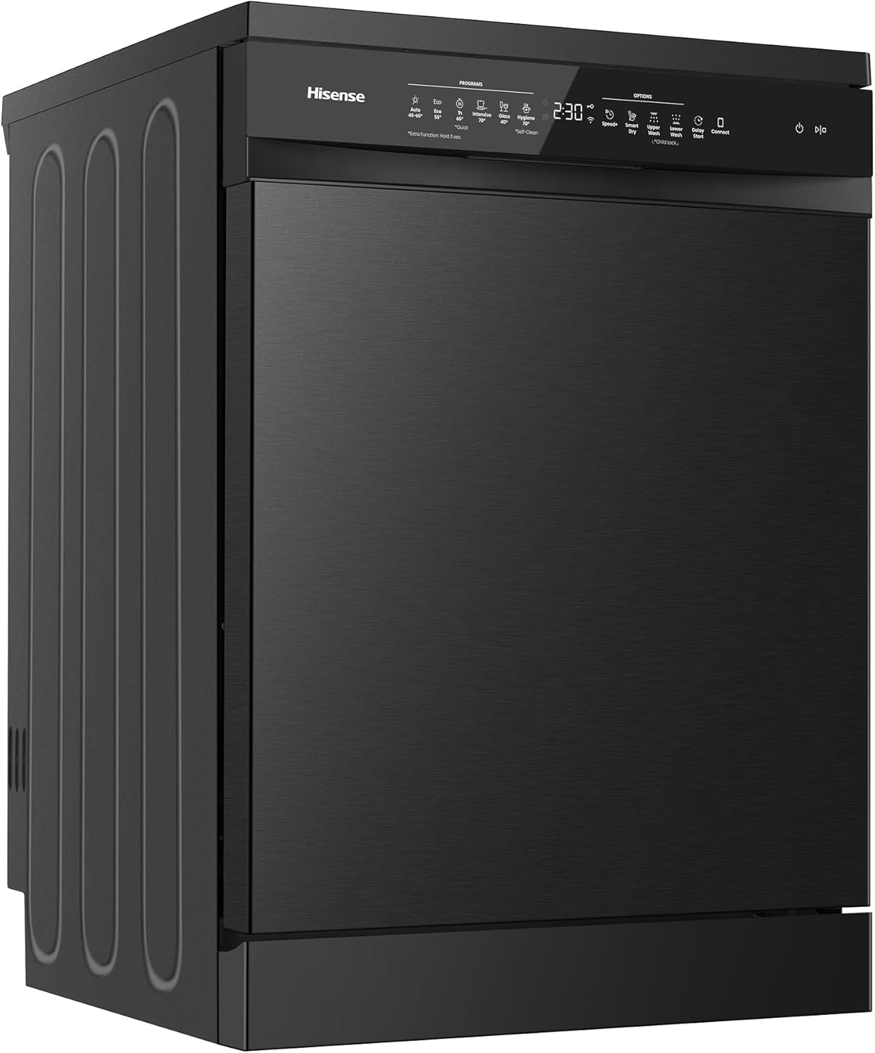 Hisense Dishwasher 16 Place Settings WIFI Connectivity Smart Dry Three Level Wash Start Delay Child Lock Inverter Technology HS673C90BME