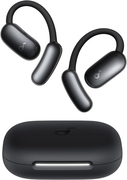 Soundcore AeroFit 2 AI Assistant Open-Ear Headphones by Anker, Pressure-Free Fit, 2X Richer Bass, Real-Time Translation Earbuds, Hi-Res, 35H Playtime, IP55