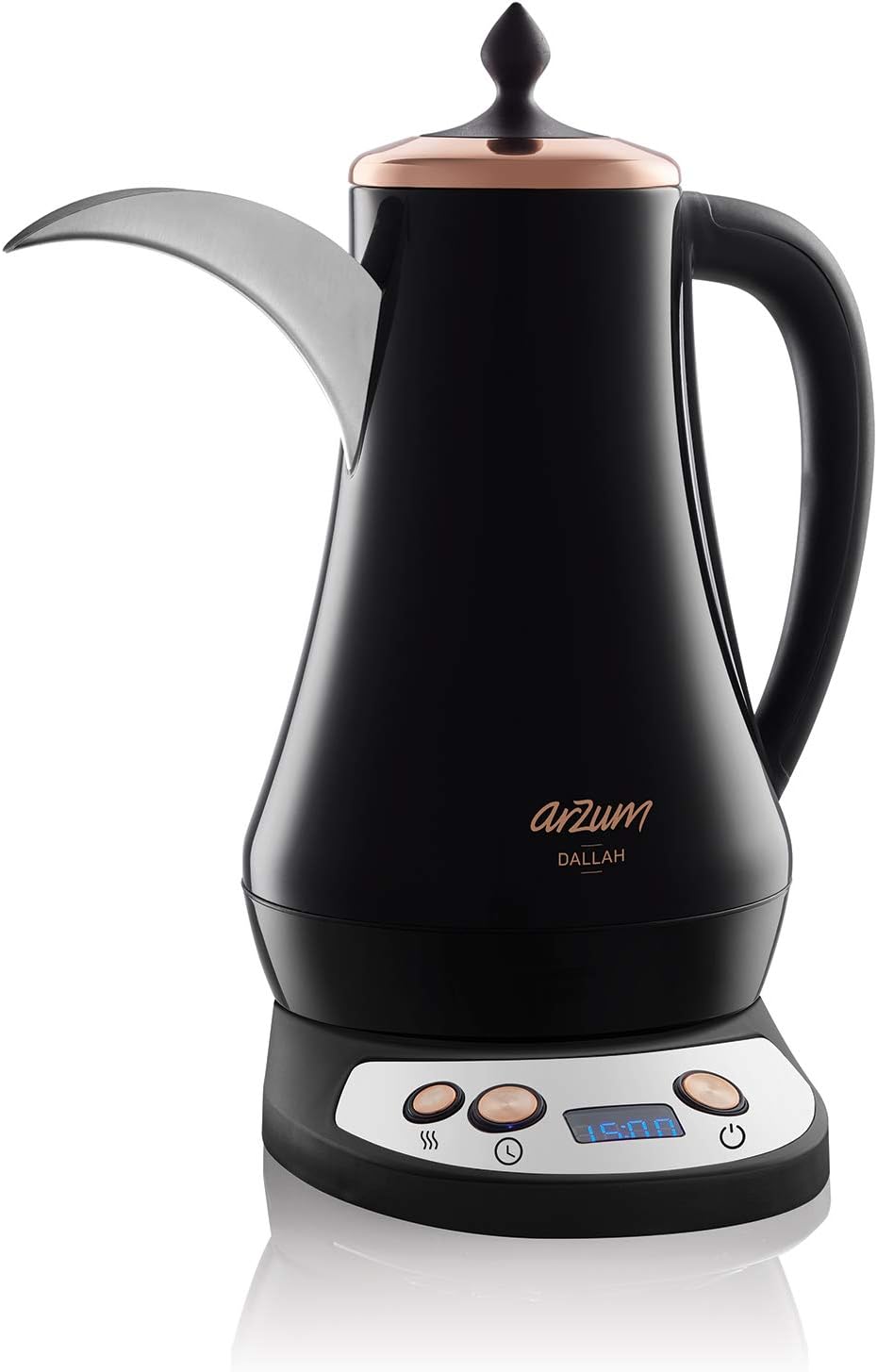 Arzum AR3070 Dallah Arabic Coffee Maker, Plastic, 1300 W, 1.3 liters, Black