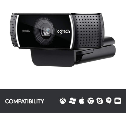 Logitech C922 Pro Stream Webcam 1080P for HD Video Streaming & Recording