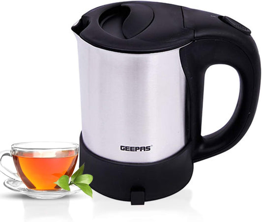 Geepas GK175NV Stainless Steel Travel Kettle - 0.5L