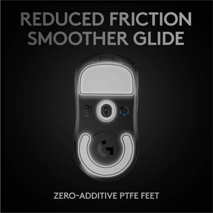 Logitech G PRO X SUPERLIGHT Wireless Gaming Mouse, Ultra-Lightweight, HERO 25K Sensor, 25,600 DPI, 5 Programmable Buttons, Long Battery Life