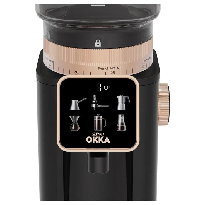 Arzum Okka Master Grind OK0044 Coffee Grinder – 60 Grit Levels – Copper
