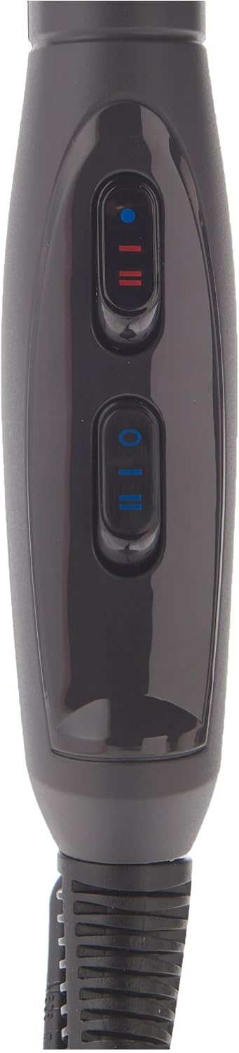 BaByliss Paris Hair Dryer, Salon-grade Motor With 2100w & Ionic Frizz-control, 6mm Ultra-slim Concentrator Nozzle With Lockable Cold Shot, Italian-made For Lasting Performance, 6709DSDE (Black)