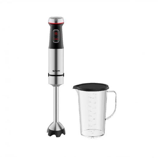 Conti HB 15001 BS Hand Blender – 1500W, Multiple Speeds, Copper Blade, Anti-Splash Rubber Ring, Stainless Steel