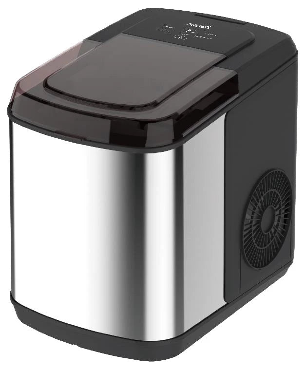 Conti Portable Ice Maker Machine, 12kg/Day, 1.5L, Self-Cleaning, Stainless Steel, IM 1002 SB