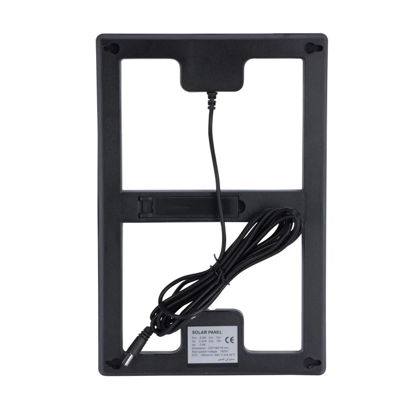 Geepas GPS5593N Rechargeable Power Station with Solar Panel & 4 LED Bulbs – 7000mAh
