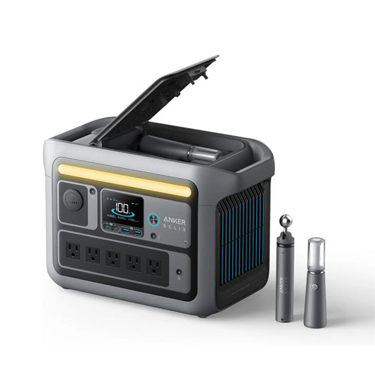 Anker SOLIX C800 PLUS Portable Power Station  Gray