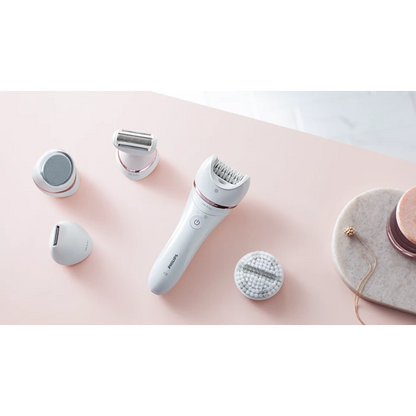 Philips Series 8000 Epilator, Wet And Dry Cordless Hair Removal And Skin Care System