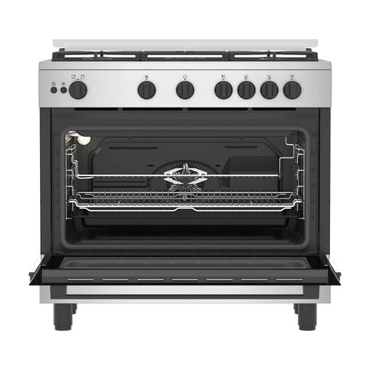 Beko Gas Cooker 90 cm 5 burners (BGGR11125GX)