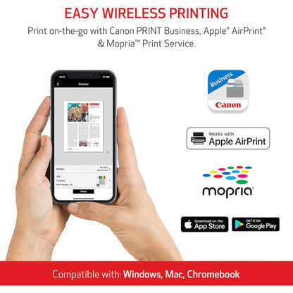 Printer Canon Color imageCLASS LBP633Cdw Wireless & Network Laser Printer, Normal Quality, A4/US Letter 21 ppm, Duplex Printing - 3 Year Warranty