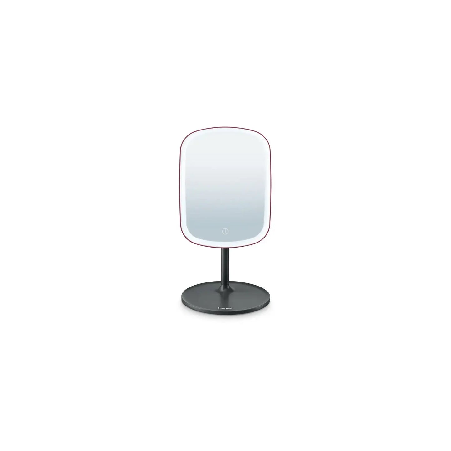 Bathroom cosmetic mirror Beurer BS 47 Limited with lighting, black/red