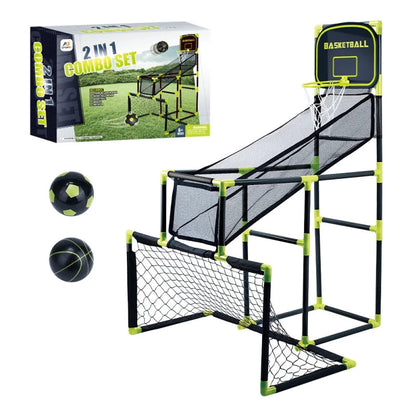 Aojie Sport – 2 In 1 Combo Set (Basketball, Soccer Set) - Ages 6+