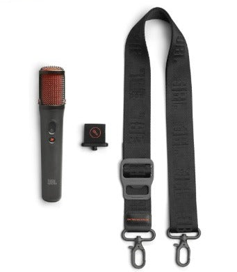 JBL PartyBox On-The-Go 2 - Portable Party Speaker with one Wireless Digital mic, Handle and a Shoulder Strap, Dynamic lightshow, Up to 15 Hours Playtime, Splash Proof &amp; Auracast™ (Black)