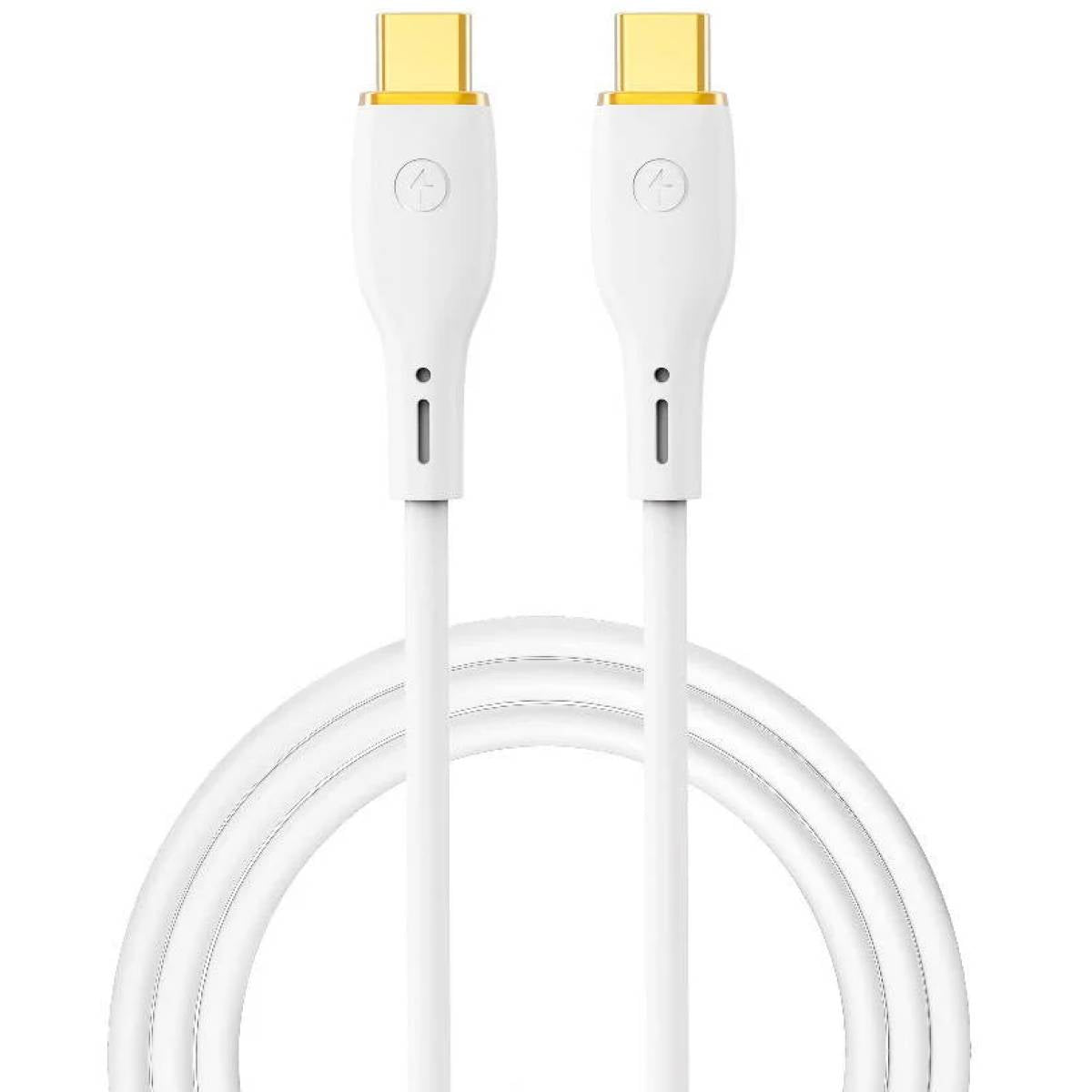 WIWU Vigor Ultra Fast 100W Type-C To Type-C (USB-C to USB-C) Charging Cable 1.2m - White