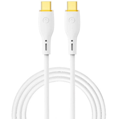 WIWU Vigor Ultra Fast 100W Type-C To Type-C (USB-C to USB-C) Charging Cable 1.2m - White
